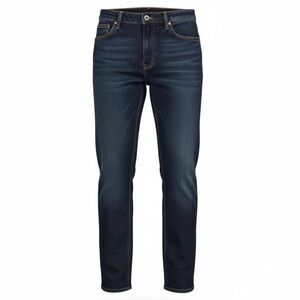 Moschino Women's Dark Blue Denim Peace Boot Cut Jeans 34